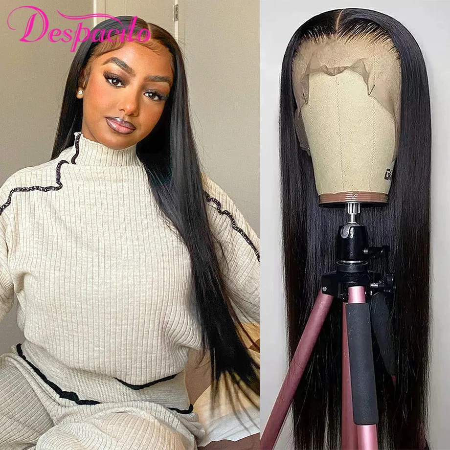 Straight Lace Frontal Human Hair Wigs For Women Wig 13x4 13x6 HD Transparent Lace Front Human Hair 4x4 Lace Closure Wigs On Sale