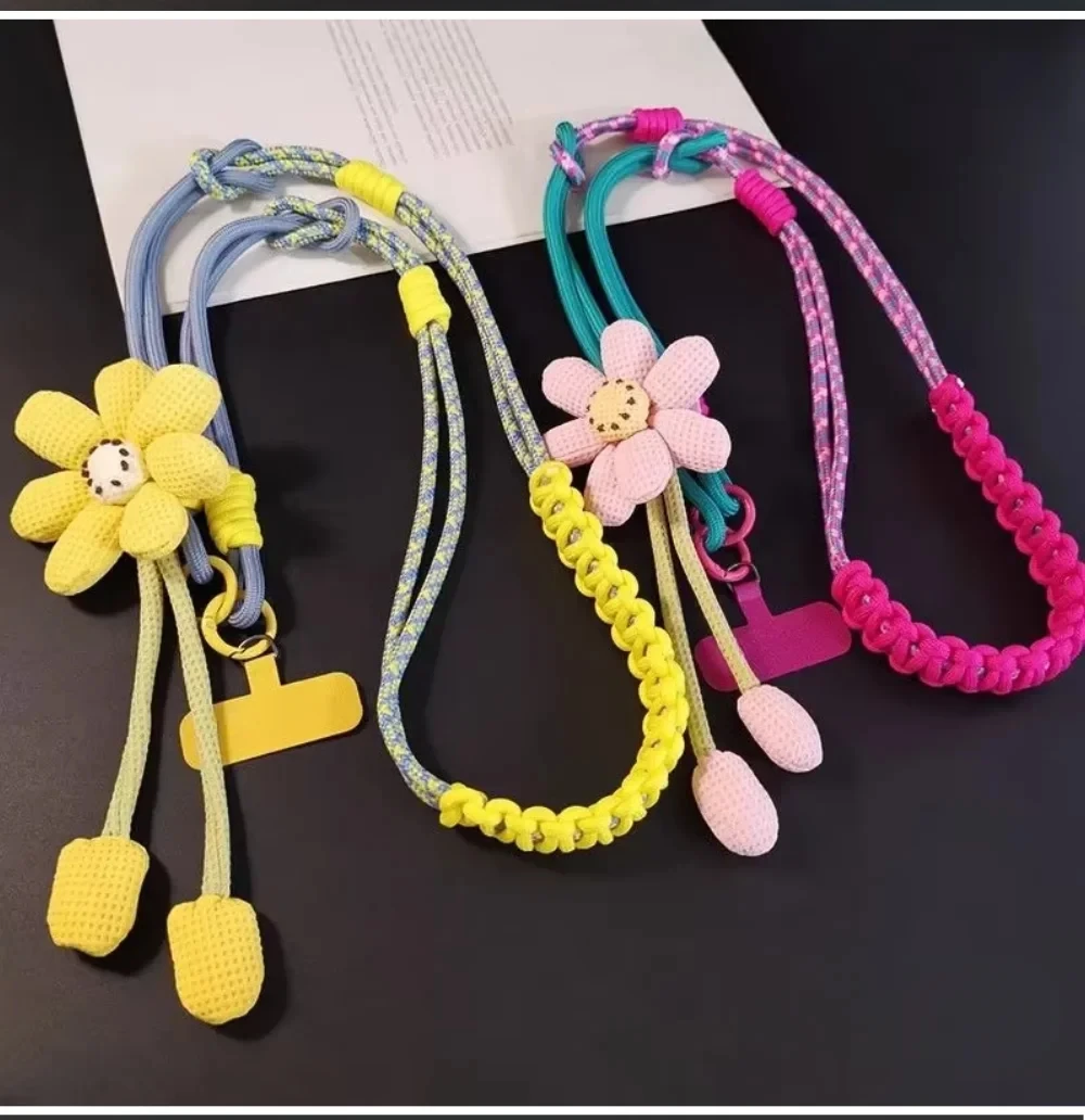 

Креативный мультяшный универсальный ремешок для телефона, длинный шнурок через плечо, декоративный мультяшный подвес-аксессуар