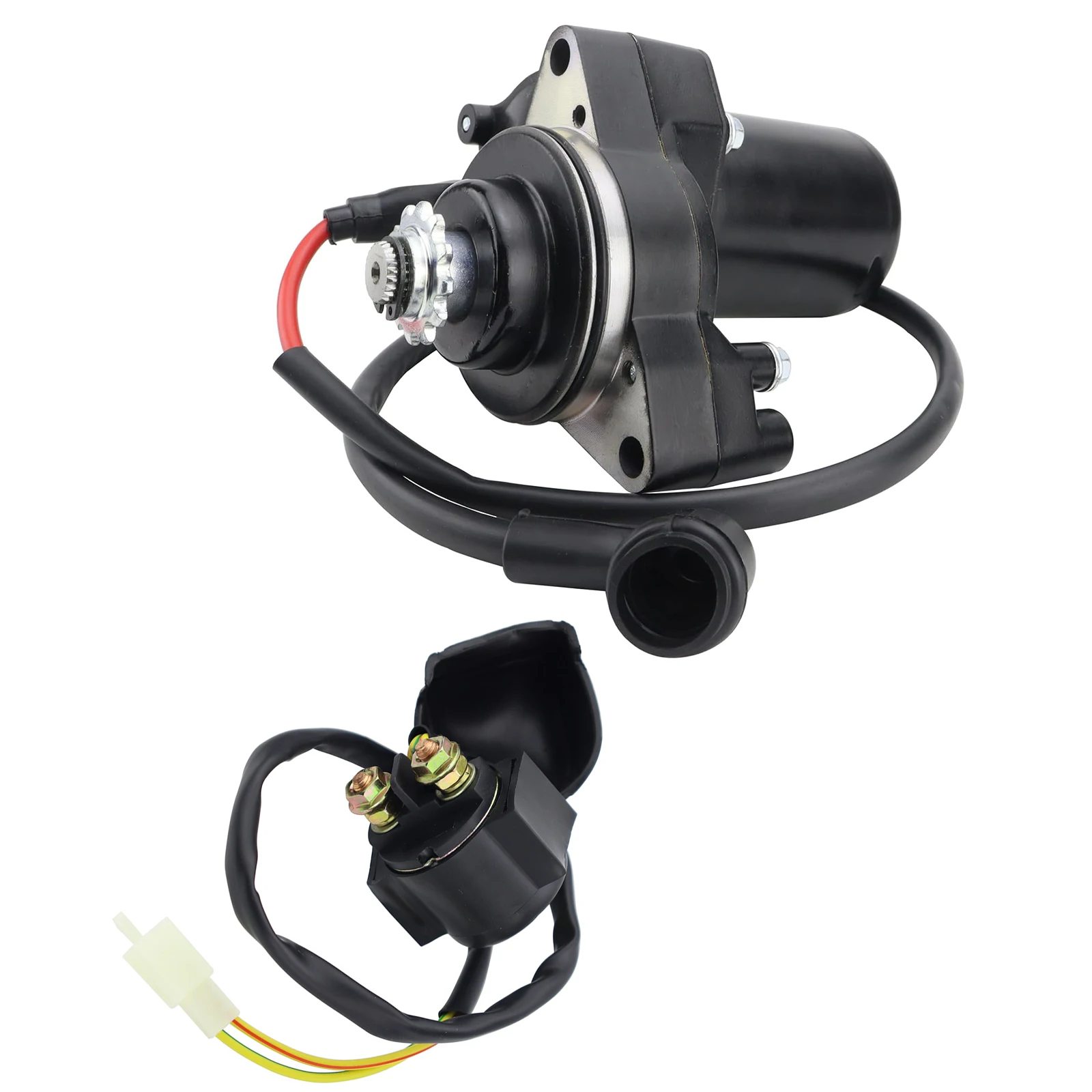 3 Bolt Starter&Relay for 50cc 70 cc 90cc 100 cc 110cc 125 cc OFF Road ATV Go Karts Chinese Pit Bike Quad 4 Wheelers...