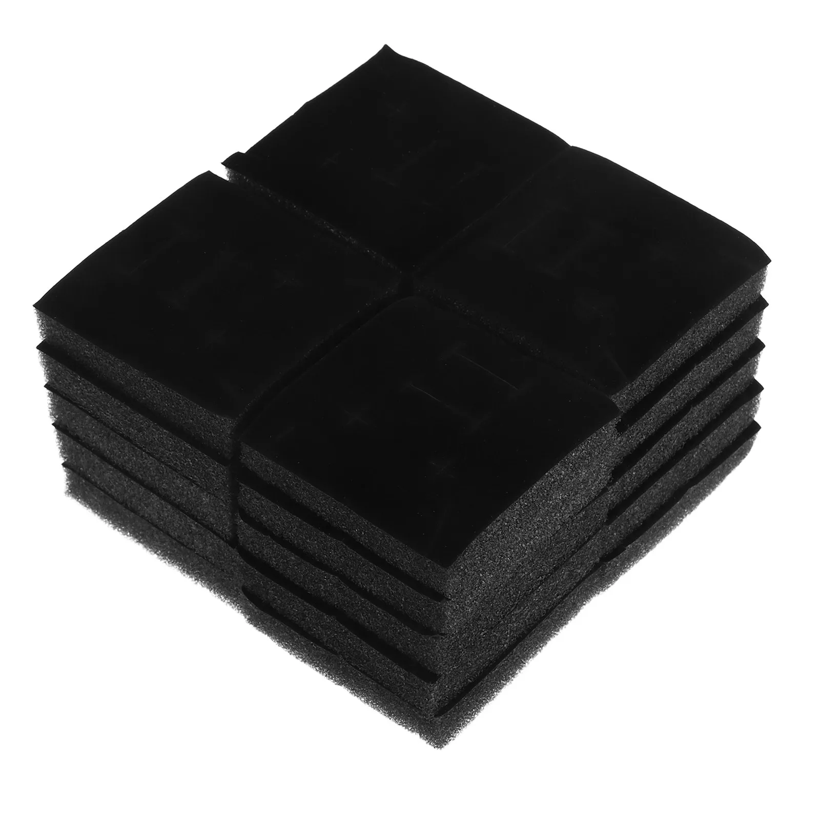 24Pcs Sponge Jewelry Box Inserts Cushion Foam Foam Ring Holders Display Tray Organizer for Rings Earrings Storage