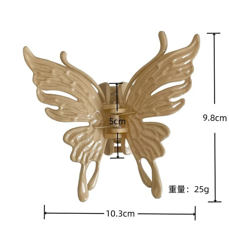 High Quality Korean Butterfly Hair Clip Headwear 2023 Fashion Design Delicate Large Hair Claws Hairpin Female Hair Accessories