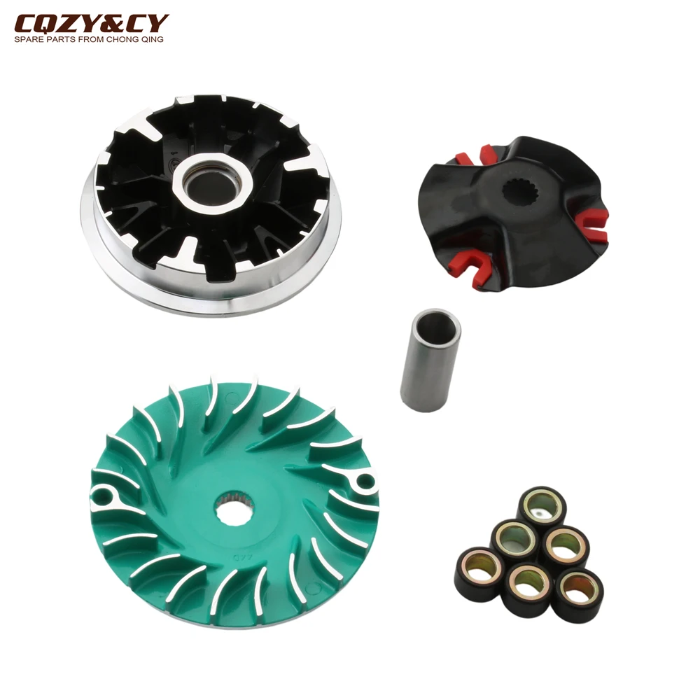 Skuter Yw125 Zuma125 Bws125 Racing Variator Kit 11.7g Zestaw rolek do Yamaha Cygnus X Bws Zuma Yw ZY125T XC125 FlameX 125cc 4T