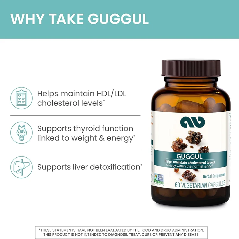 

Himalayan Guggul herbal supplements HDL&LDL support liver health, liver cleansing, triglycerides support non GMO