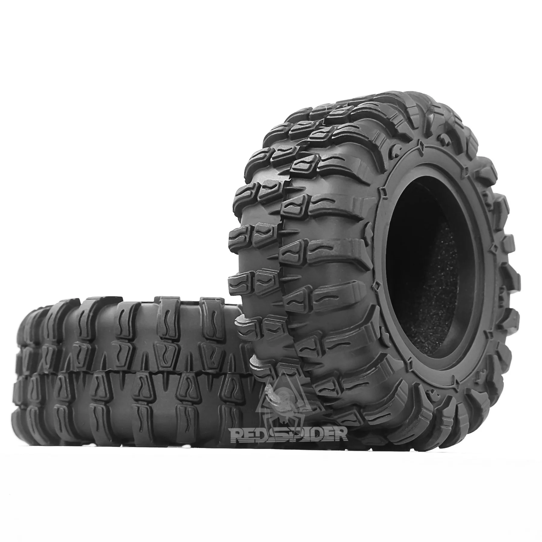 

1,3-дюймовые шины 65x26 мм 1/24 Rc Crawler Truck Автозапчасти для Fms Fcx24 Axial Scx24 Axi00001 Axi00002 Gladiator 1/18 Traxxas Trx4m