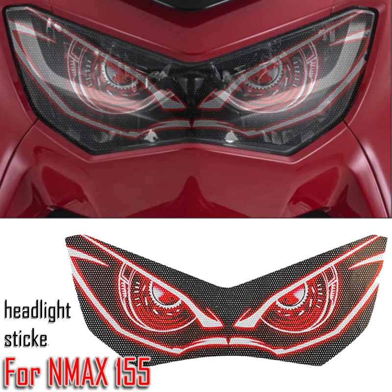 Headlight Sticker Waterproof Motorcycle Decals for Yamaha NMAX 155 Accessories NMAX155 N MAX 155 2020-2024 Motorbike Stickers ﻿