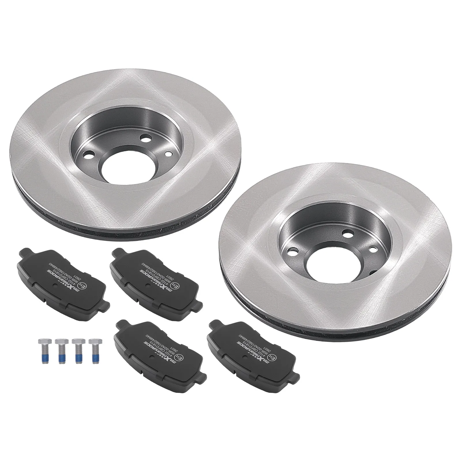Front Brake Discs Pads Set for Dacia Logan MCV/Renault 2007-2013 410608481R