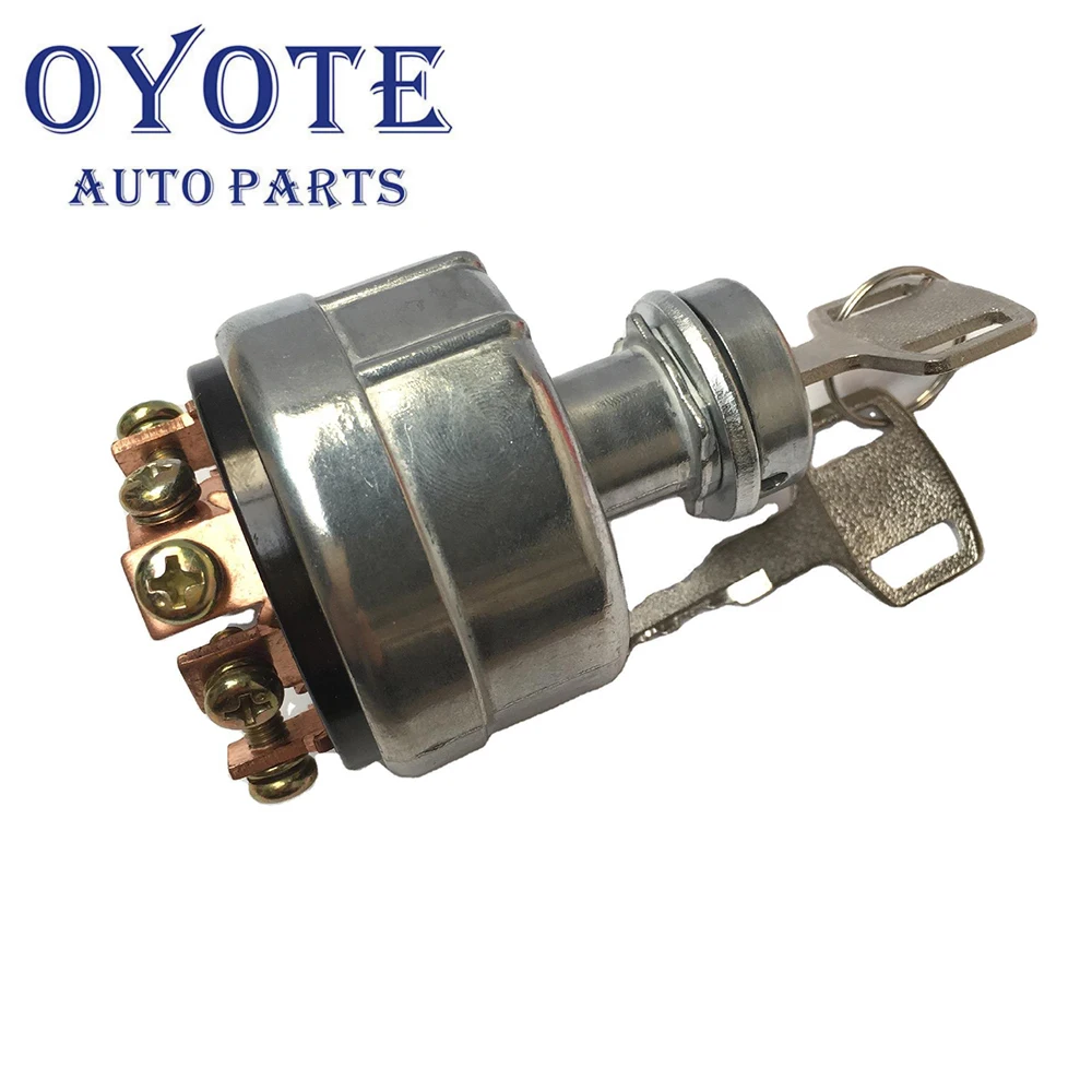For Hitachi Excavator EX200-1 Motorcycle Ignition Starter Key Switch 4 Position 6 Terminal 2 Keys Ignition Lock Cylinder Switchs