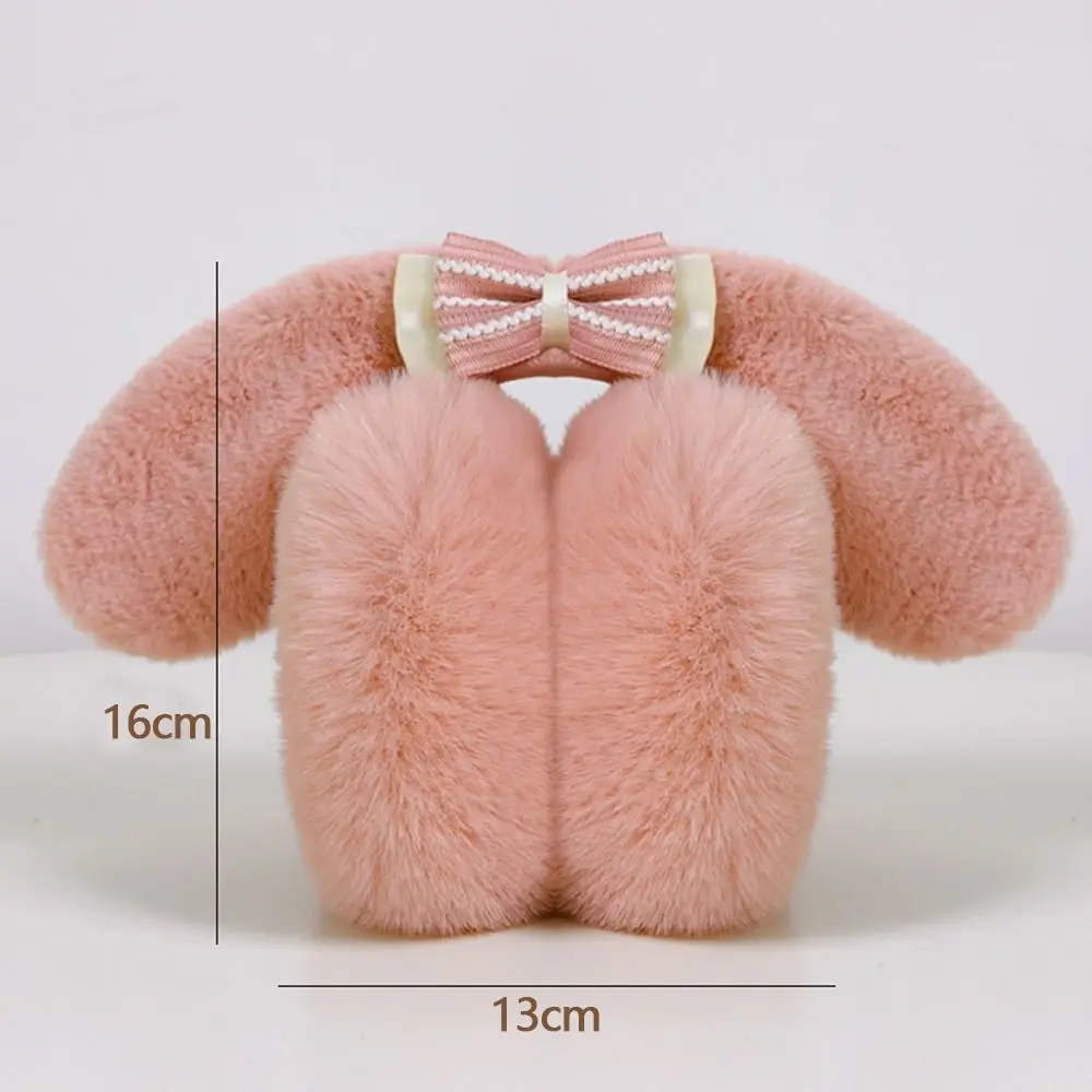 Cute Autumn Winter Plush Ear Cover Windproof Keep Warm Earmuffs Cold Protection Foldable Ear Warmer