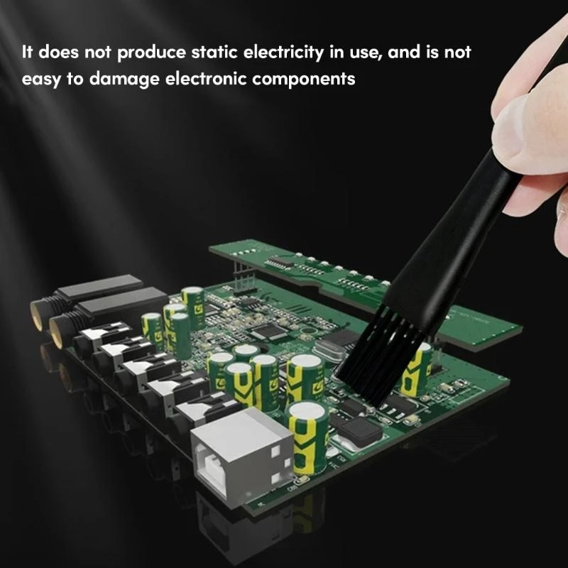 F68C Essential 4/5 조각 컴퓨터 키보드 카메라 청소 및 유지 보수를위한 안티 정적 브러시 세트