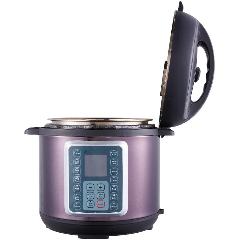 8 Liter Large LCD Display Stainless Steel Body Automatic Pressure Adjustment Electric Pressure Cooker