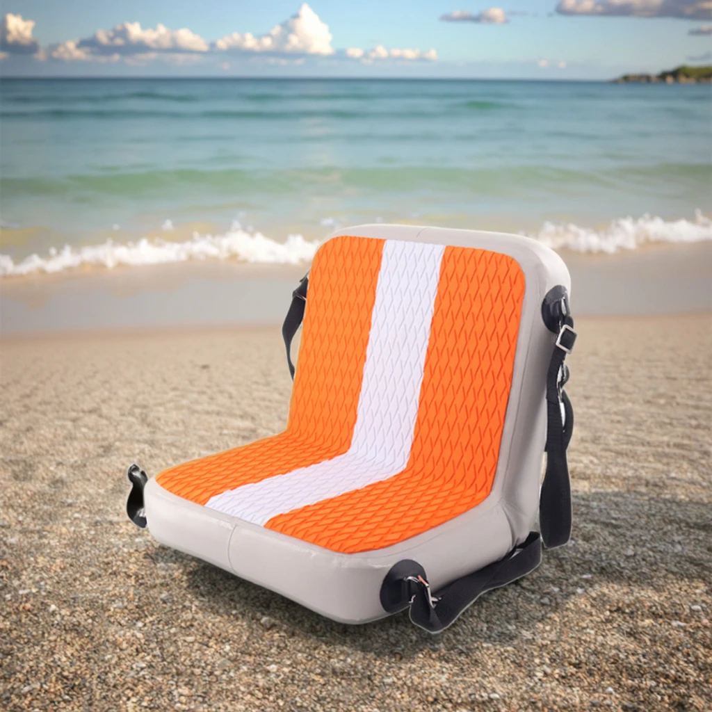 New cushion canoe kayak assault boat inflatable backrest seat portable
