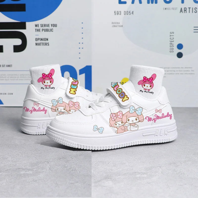 Anime Sanrio Kuromi Cinnamoroll Hello Kitty Shoes Cute Cartoon Fashion Creative Comfortable Kids Kawaii Sneakers Birthday Gift