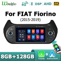 2 DIN Android 14 Auto Carplay Car Radio for Fiat Fiorino Citroen Nemo Peugeot Bipper 2015-2019 Multimedia Car Intelligent Player