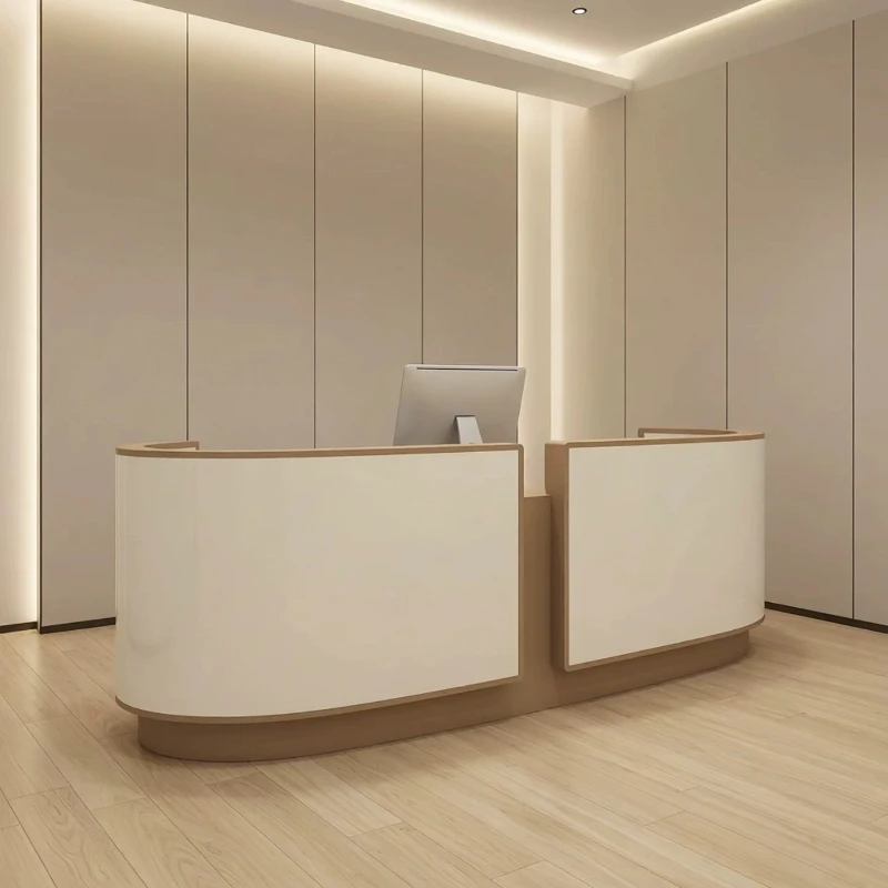 Beauty Salon Reception Desks Boutique Display Luxury Commercial Reception Desk Specialty Events Bancone Da Reception Furniture