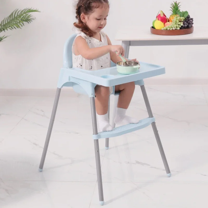 Cadeira para comer bebês, cadeira escolar multifuncional, cadeira ajustável em altura para casa, mesa de jantar e cadeiras convenientes para bebês