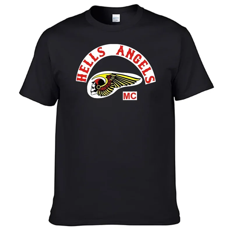 

Motorcycles Club Hells Angels T shirt 100% Cotton Men Shirt Top Sales N07