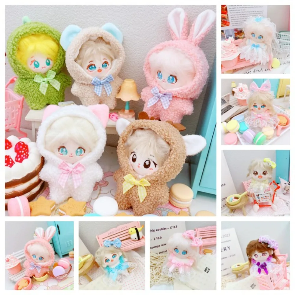 10cm Cotton Doll Clothes Lovely Plush Suits Dresses Clothing Doll Accessories Cultivate Hands-on Ability Children's Gift Toys