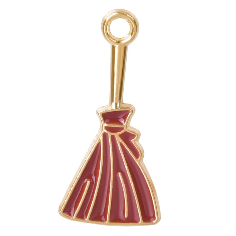 

Уникальные Красочные Подвески в виде метлы, 35 шт./партия, подвеска в виде капли масла для Хэллоуина для мужчин и женщин, самодельные украшения, аксессуары ручной работы