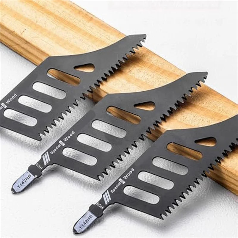 ABJY-лобзик из высокоуглеродистой стали, пильное полотно для промывки, набор из 5 предметов с ручкой для софт-дерева, дробной фанеры, нерегулярные кривые