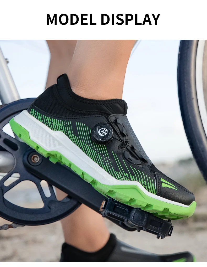 Unisex-Radsport-Sneaker MTB-Schuhe mit Herren-Spikes für Straßen- und Dirt-Bikes, flache Rennschuhe für Damen, Mountainbike-Spd-MTB-Schuhe, Zapatillas MTB – Detail 4