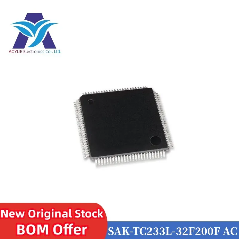 SAK-TC233L-32F200F AC SAK-TC233L-32F200F AB SAKTC233L32F200FAC SAKTC233L32F200FAB 3.3V Automotive 100-Pin TQFP TR MCU 32-bit