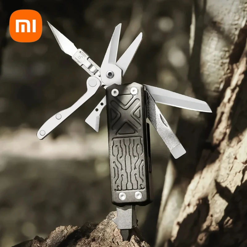 

New Xiaomi NexTool E1 Pocke Multitool 10 in 1 Mini Home Life Outdoor Folding Knife Pliers Scissors Screwdriver Sharp Cutte Tools