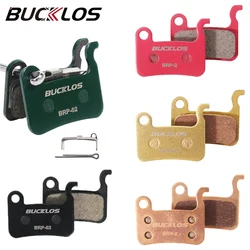 BUCKLOS Bike Brake Pad Semi Metal Road Bicycle Hydraulic Disc Brake Pads Resin Ceramic Copper Scooter Brake Pad for SHIMANO