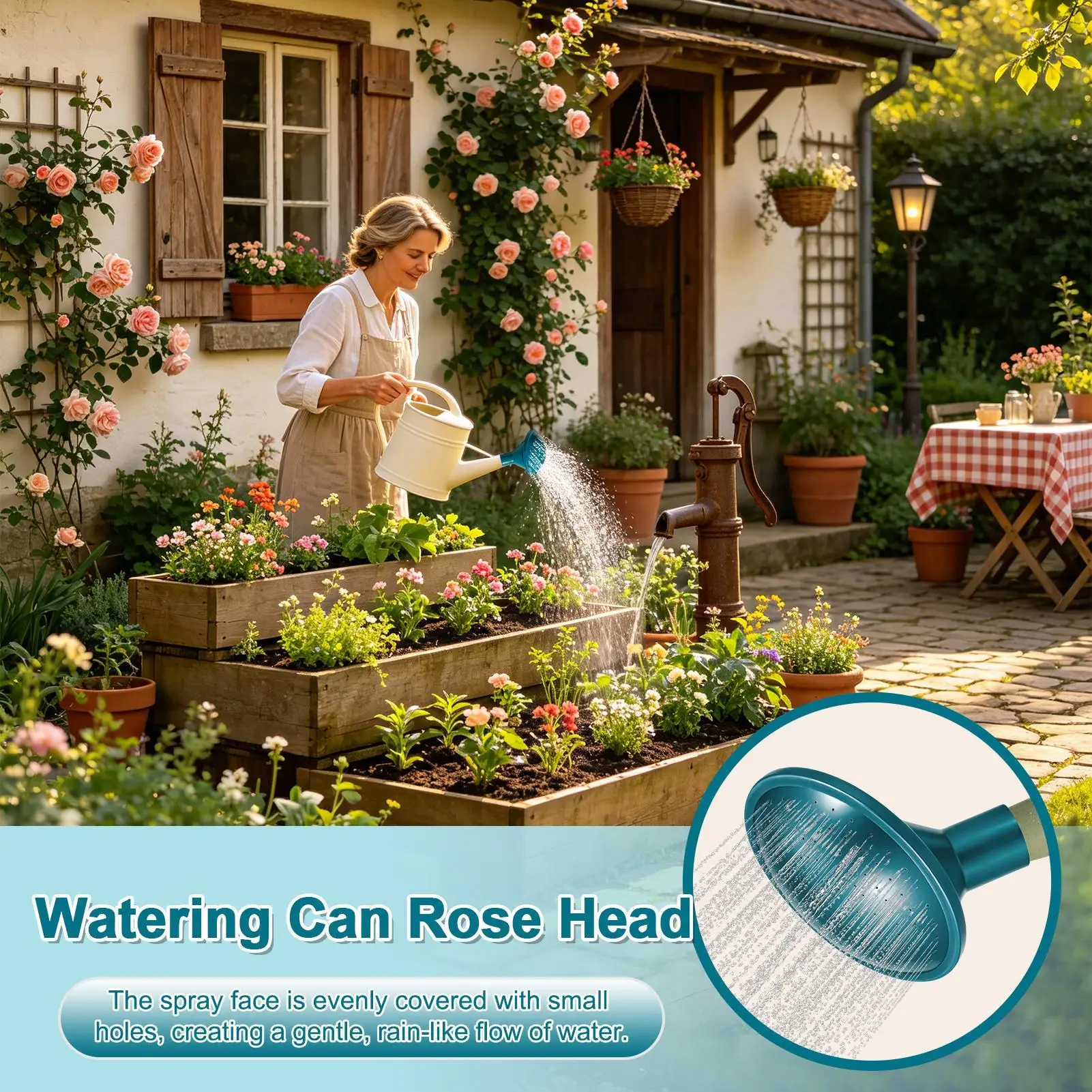 Nozzle Garden Watering Pot Sprinkler Head Watering Can Replacement Head Plant Irrigation Tool For Gardeners Growers Keepers