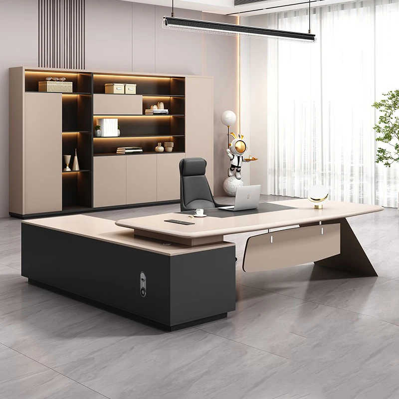 

Room Desks Offer Table Automatic Desk Multifunction Home Furniture L Shaped Gaming Bureaux De Bureau Minimalist Office Seating