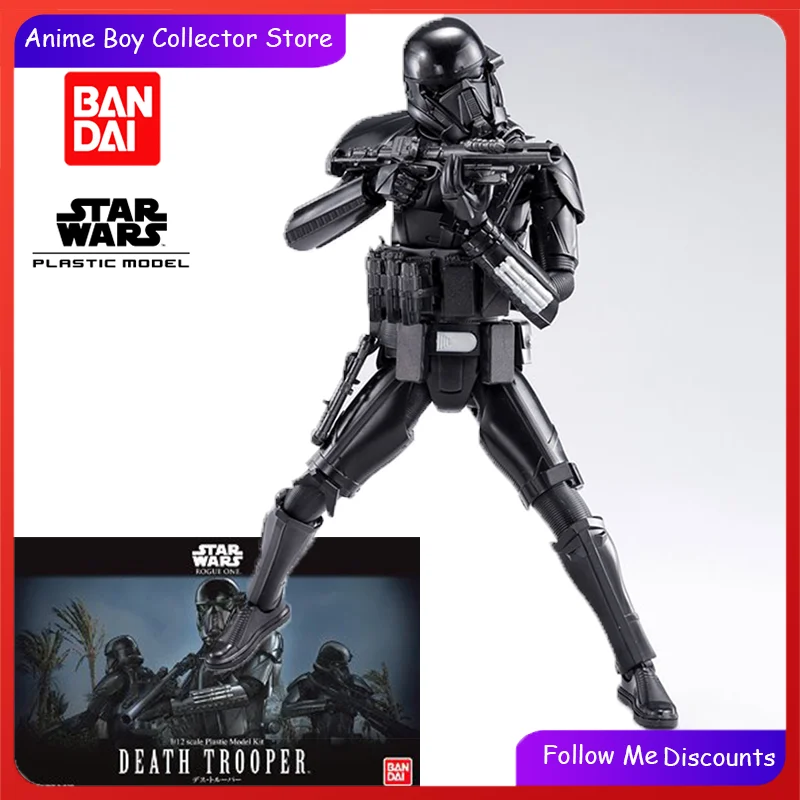 

Bandai Model Kit STAR WARS Movie Anime 1//12 DEATH TROOPER Action Figure Assemble Collectible Doll Ornaments Toys for Children