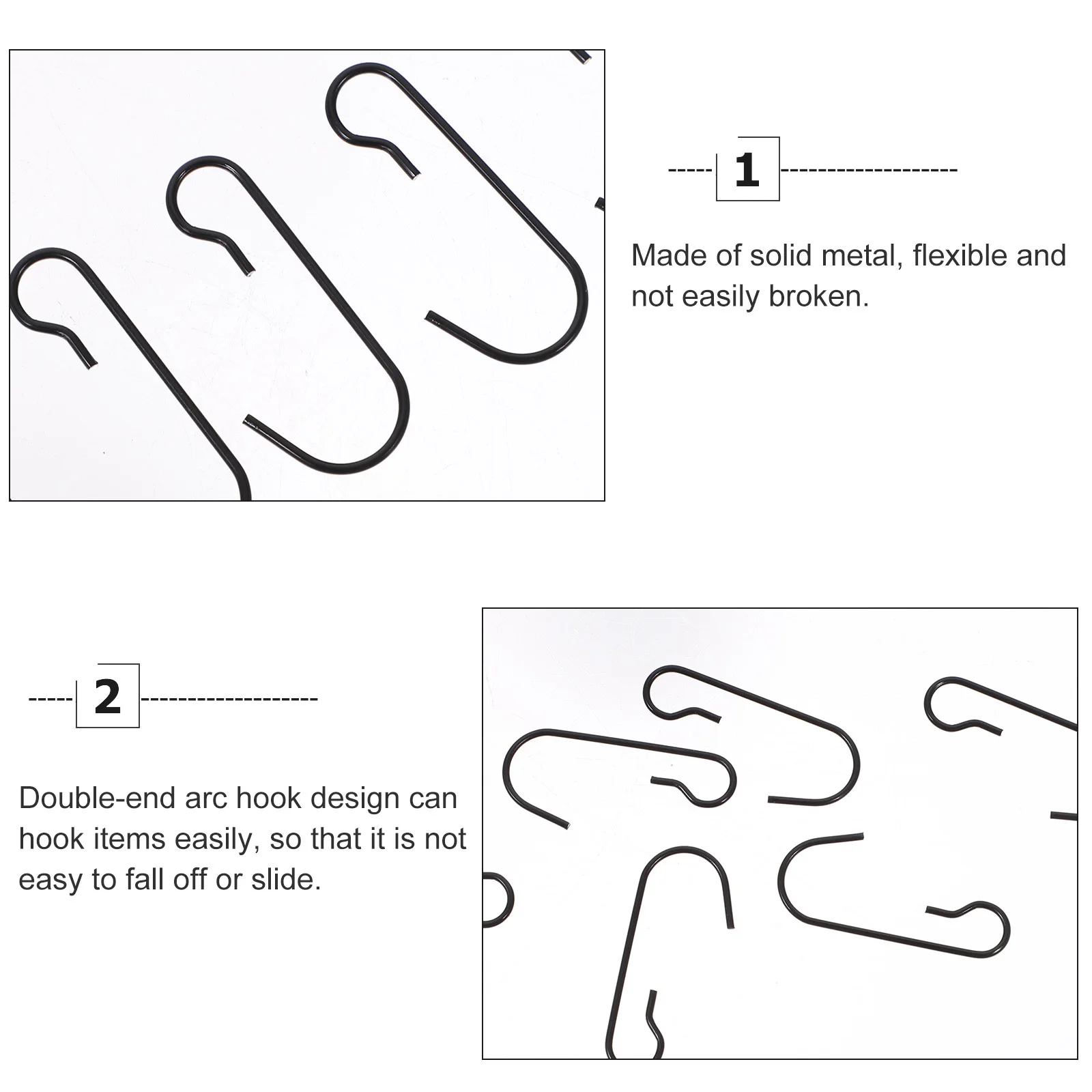 

120Pcs Multi Purpose Decoration Hooks Strong Bearing Stocking Hangers for Xmas Tree Fireplace Gift Bags Holiday Use