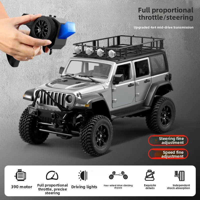 MN128 Full Scale Three Colorways RC Wireless Model Remote Control Car Four-wheel Drive Climbing Car Simulation Off-road Car Toy
