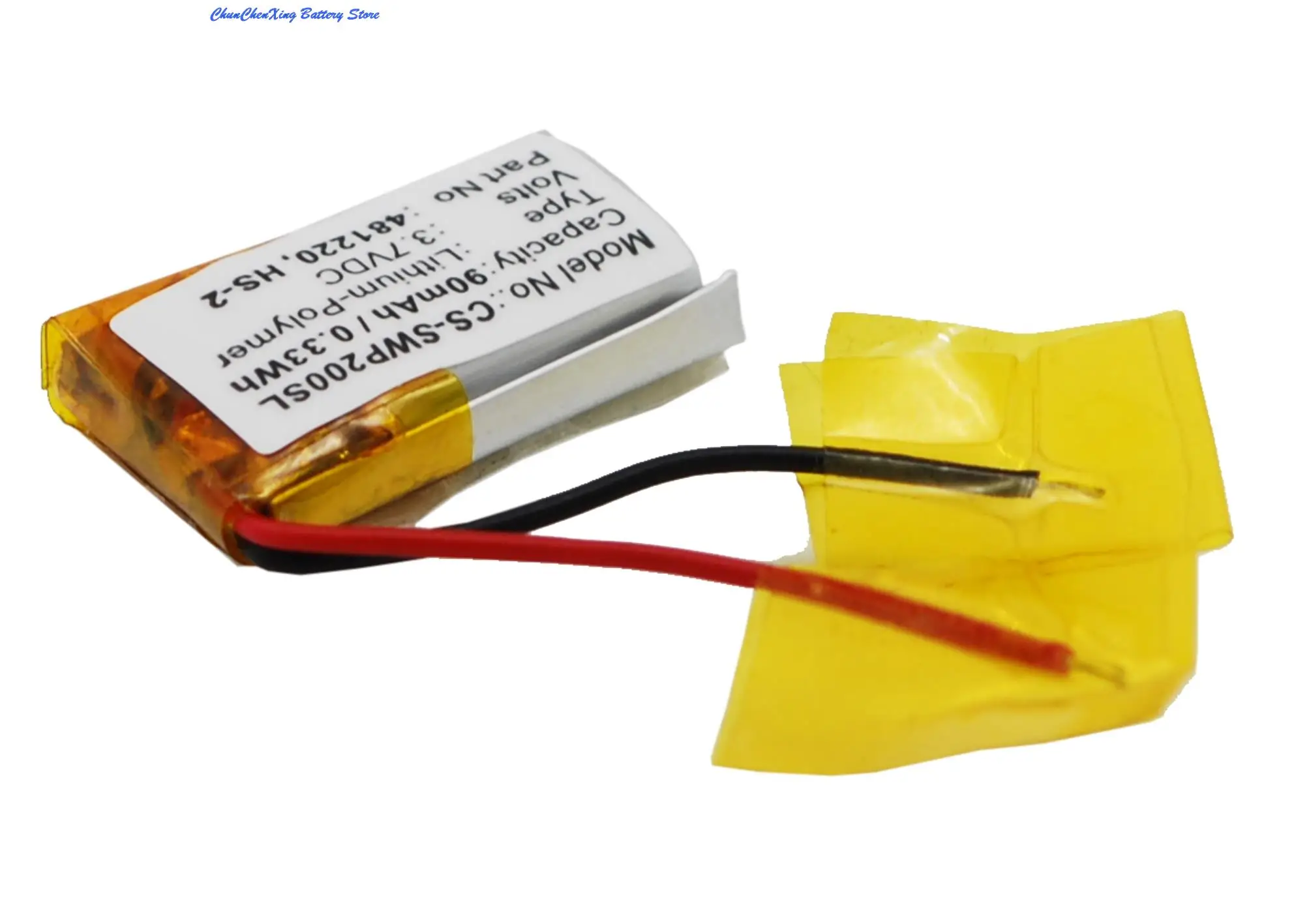 3.7V 90mAh CS-SWP200SL Wireless Headset Battery 481220, B481220, HS-2 , AHB601218 for Samsung WEP-200, WEP-210, WE-P301 +TOOL