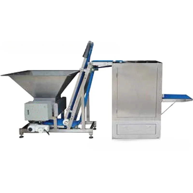 Automatic five-way mouth dough partitioning rounding machine, bread machine continuous rounding machine