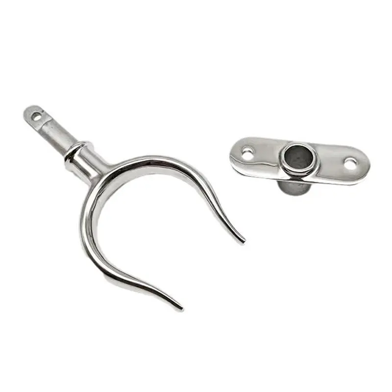 Deck Mounting Rowlock Oarlock Marine Grade For Boat Yacht Hardware