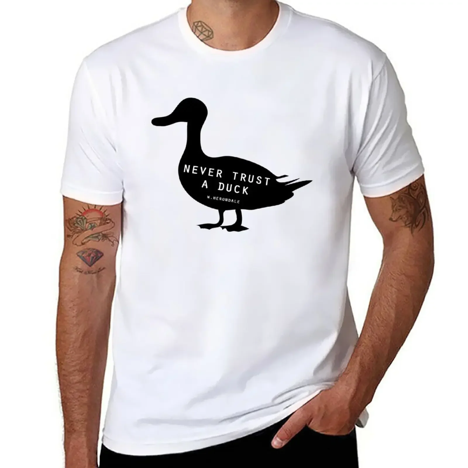 Never Trust A Duck - Will Herondale T-Shirt vintage anime shirt anime tshirt Blouse sports fans funny t shirts for men