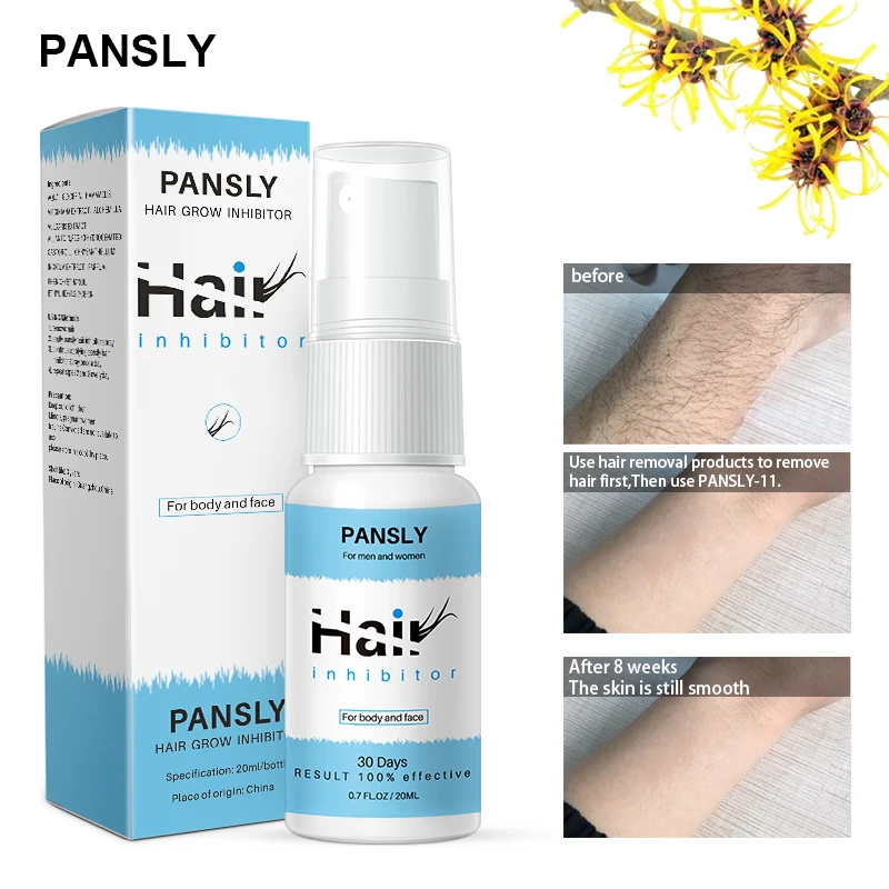 20ML Fast Hair Removal Spray Full Body Painless Hair Growth Inhibitor Arm Armpit Leg Permanent Depilatory for Men Women