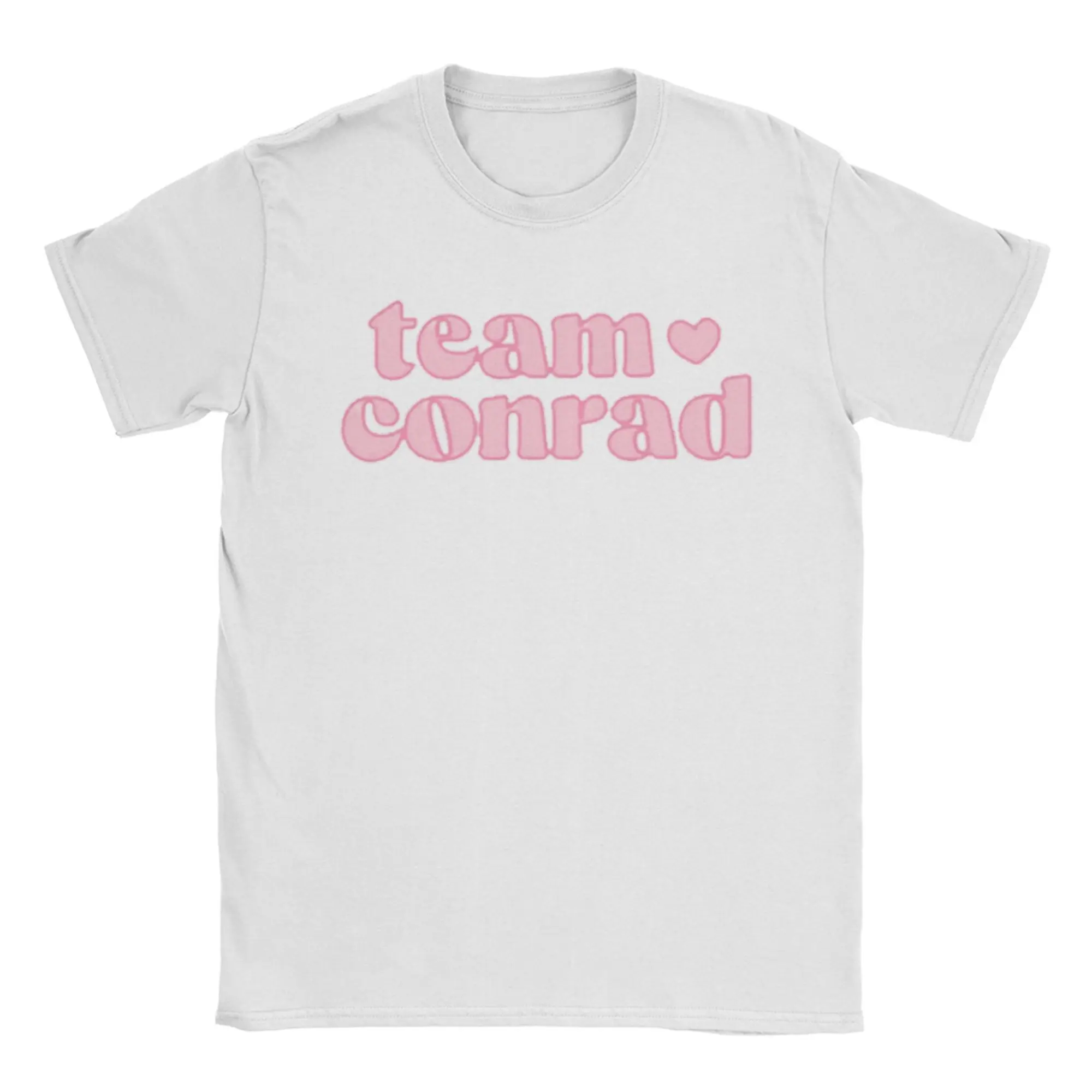 تي شيرت Team Conrad للرجال من القطن تي شيرت محب برقبة دائرية تي شيرت بأكمام قصيرة مقاس كبير