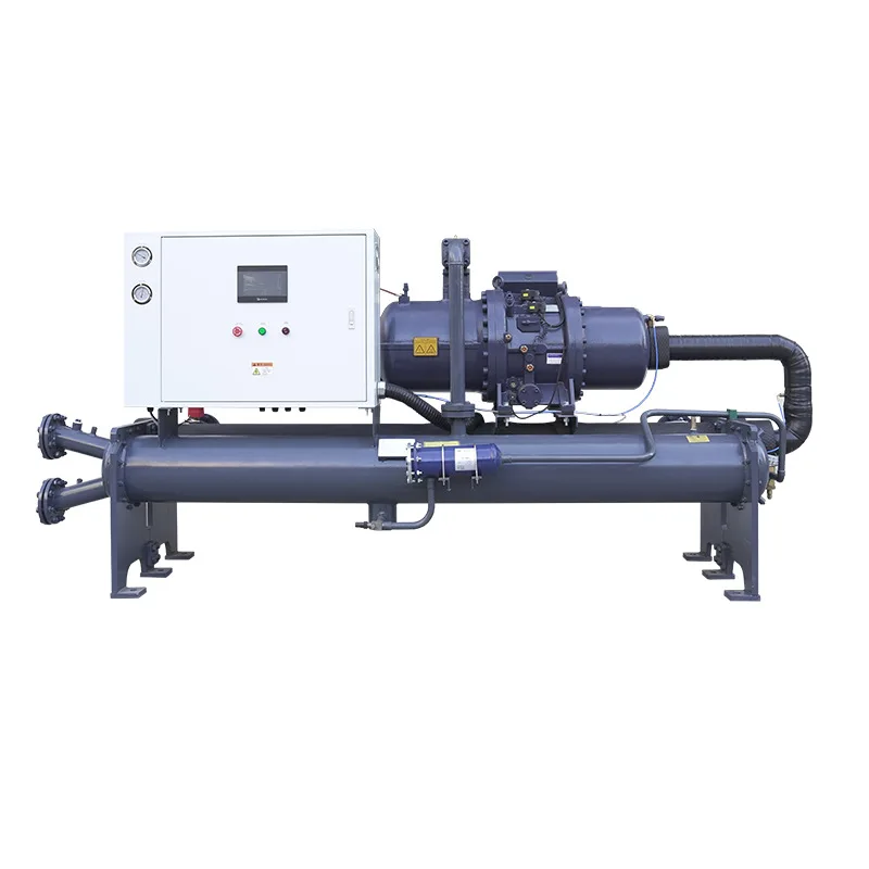 Water-cooled Screw Chiller Single-unit Low-temperature Refrigeration Machine Sub-zero Industrial Condensing Unit