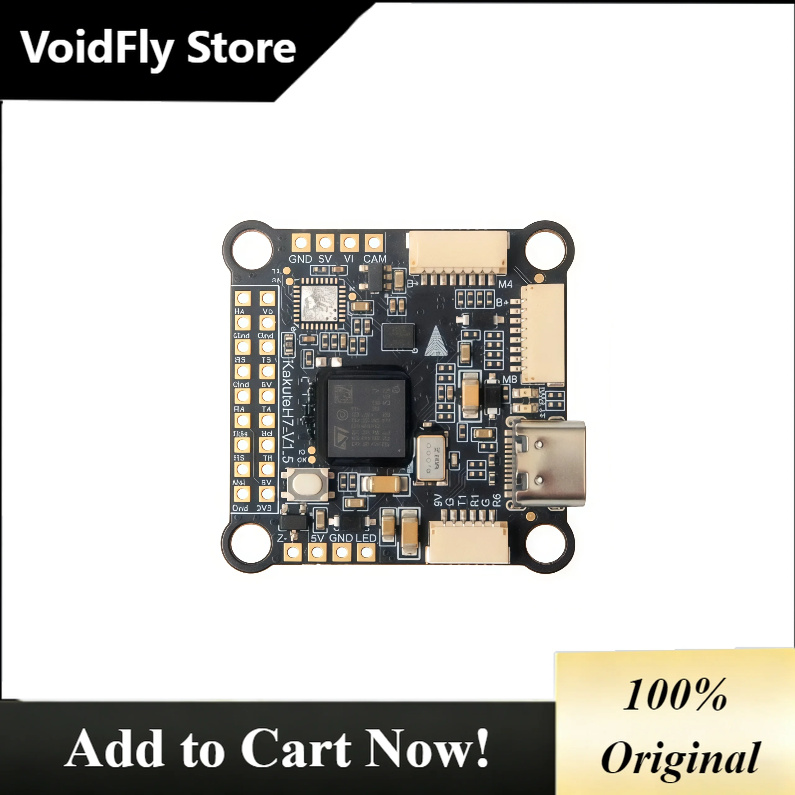 VoidFly Kakute H7 Flight Controller, Lightweight Design, Supports Multiple Receivers, Flagship Choice for Drone Accessories