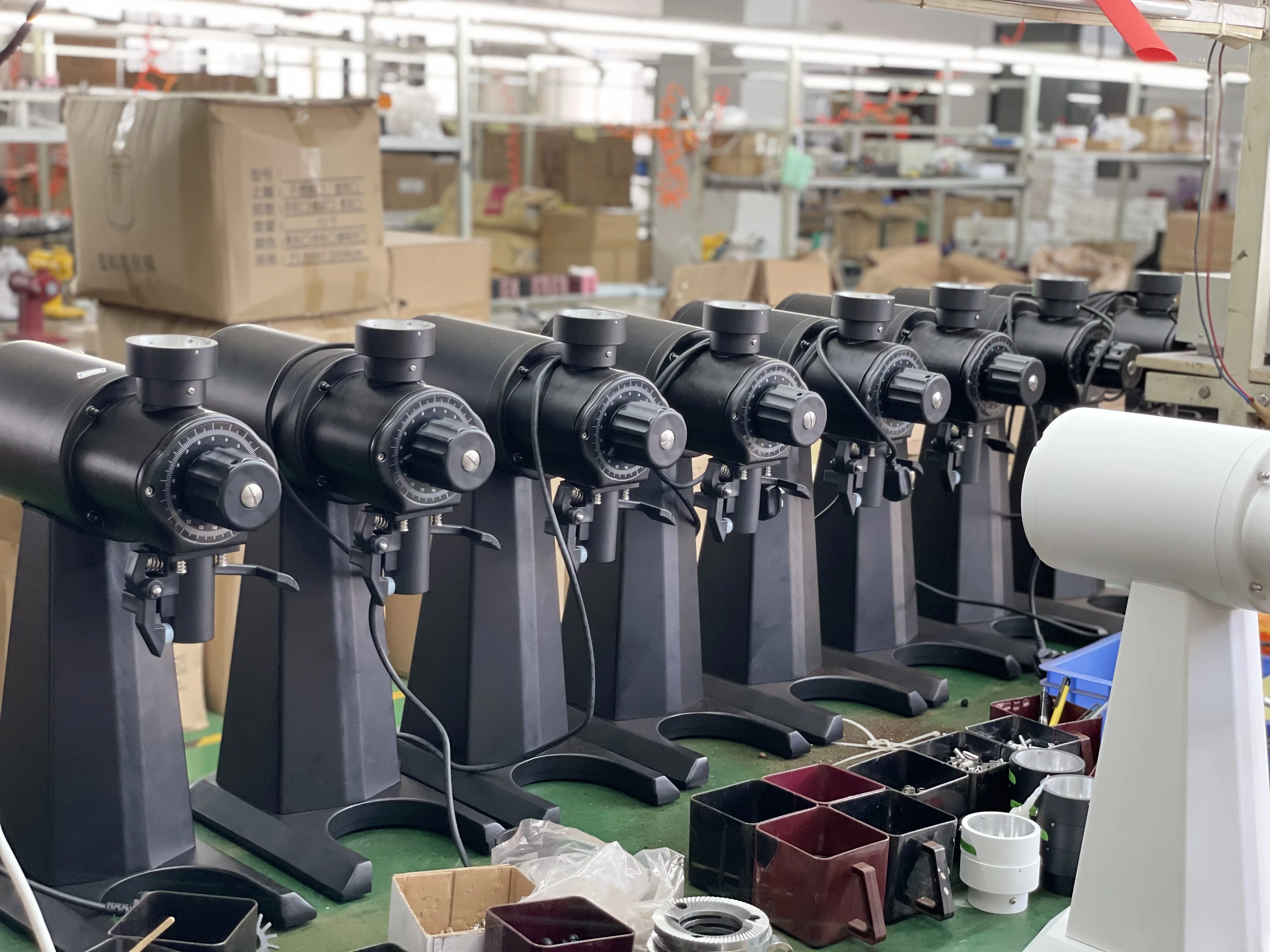 TLF 98mm Titanium Espresso Industriële Elektrische Koffiemolen Cafe Machine voor Espresso Turkse Giet-over Koffie Fix EK