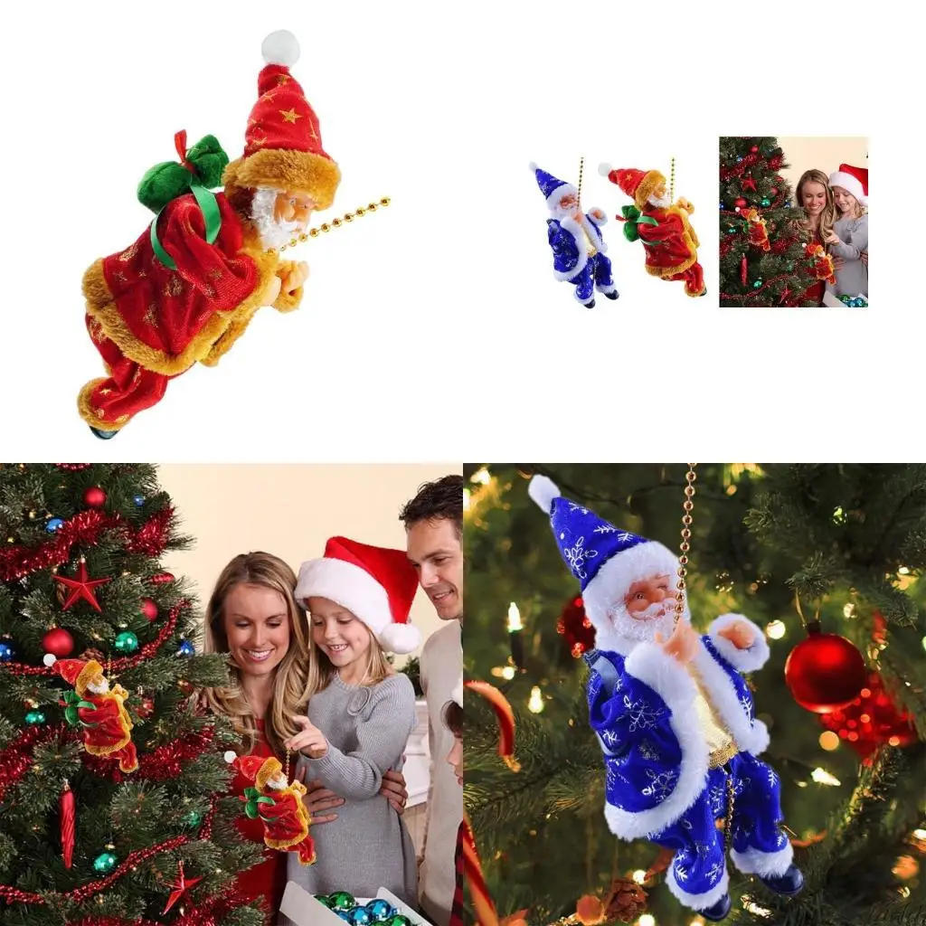 

Рождественская кукла для праздничного декора с электрической лестницей, легко собирается X3UC