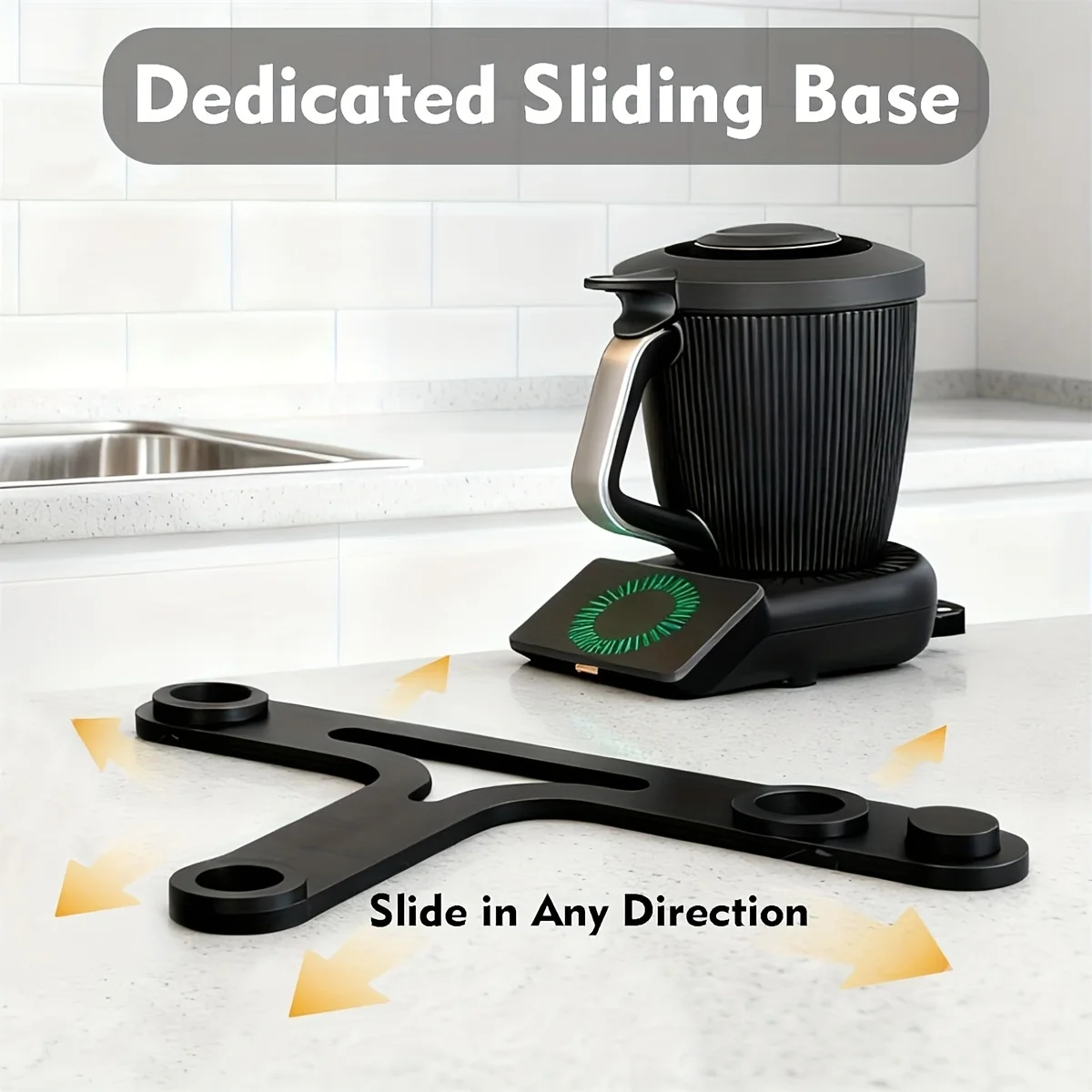 1pc Sliding Board with Gliders Secure Stand Protects Scale Function TM7 Accessories Base Bracket Protection of Work Surface Home