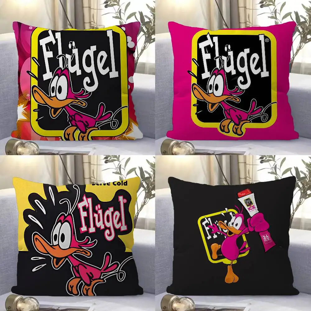 Flugel Drinking Pillow Gift Home Office Decoration Bedroom Sofa Car Cushion Cover case 45x45