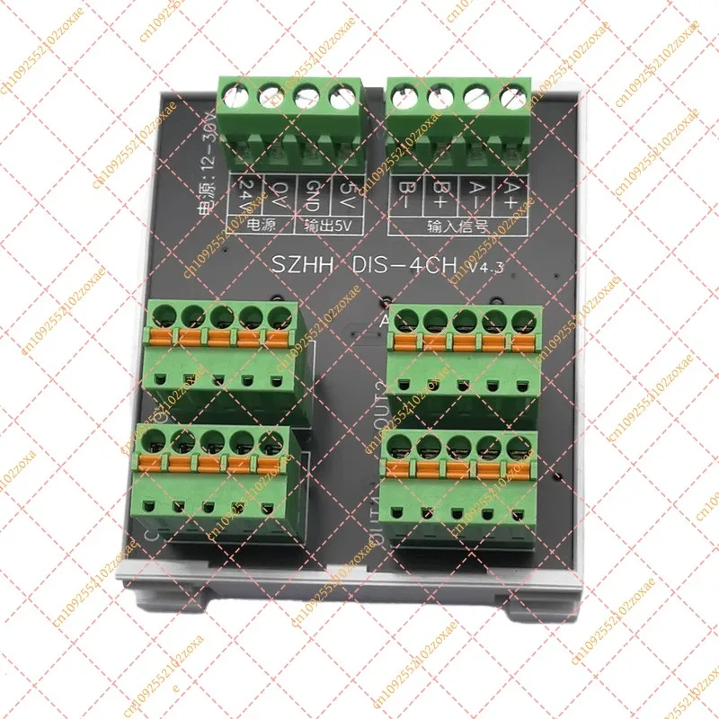 Encoder Pulse Divider 1 Input 4 Output External 5V Power Supply Differential Signal Expansion Module