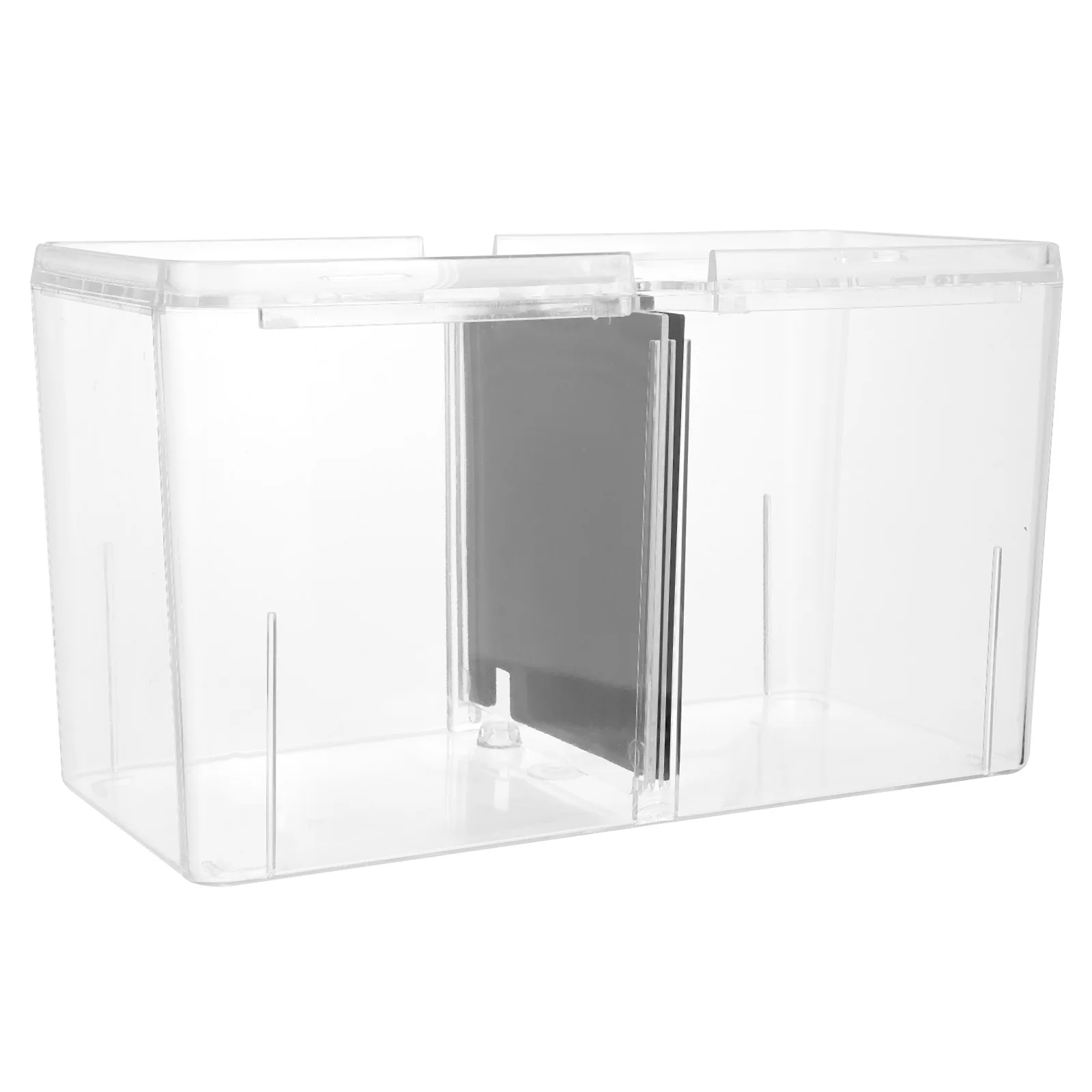 

Hohopeti Acrylic Betta Fish Aquarium Breeding Box for Shrimp Small Hatchery Tank