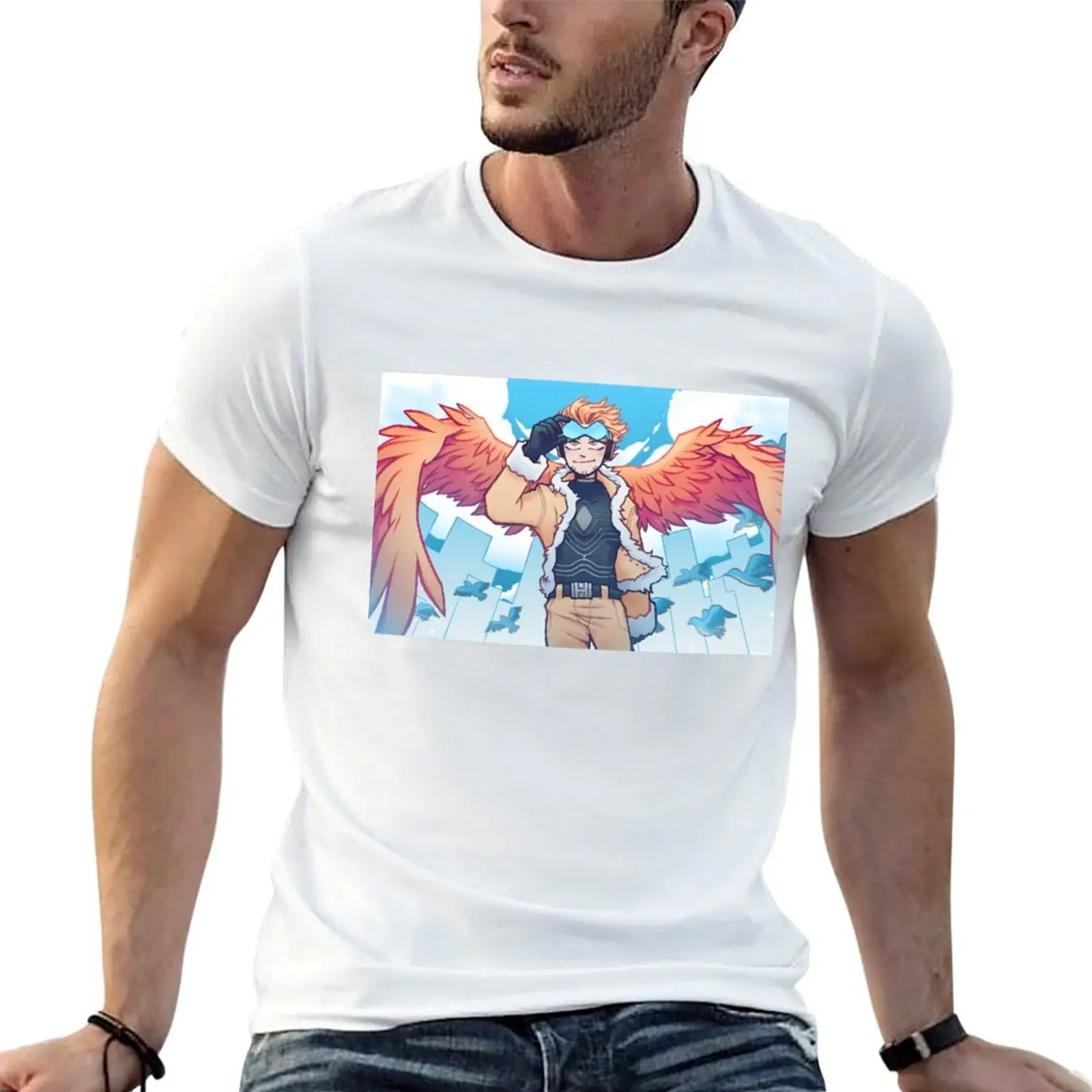 Pro Hero Hawks T-Shirt customs summer top T-shirts for men cotton