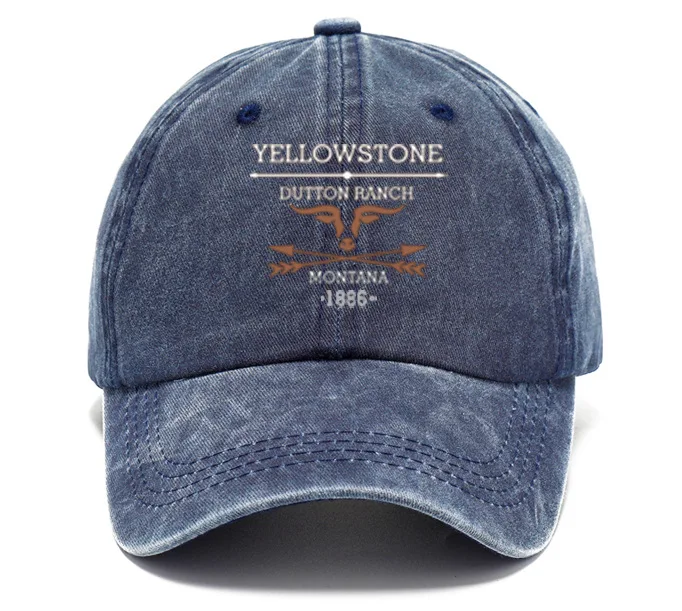 Klassische gewaschene Baseballkappe, verstellbare bedruckte Mütze für Männer und Frauen, Sport-Golf-Stil, lässige, bequeme Outdoor-Kappe – Detail 5