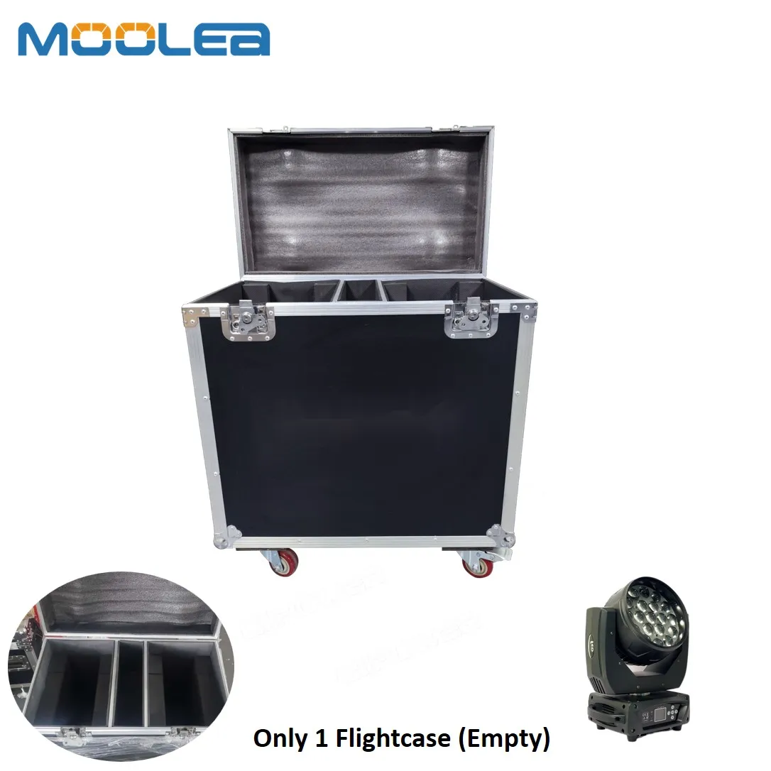 Flightcase 2in1 Wash Zoom 19x15w Led Moving Head Light Rgbw With Flight Case for DJ Disco Party Wedding Nightclub Stage Light