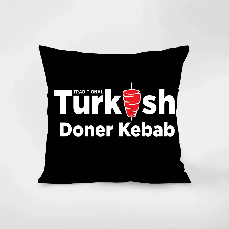 Doner Kebab Pillow cover home decoration gift sofa car super soft cushion square pillowcase chair pillowcase 32
